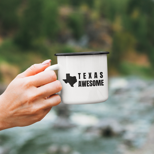 Texas Awesome Camping Mug